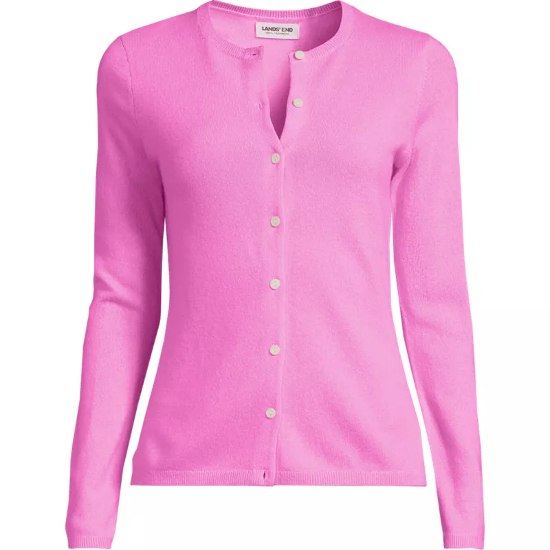 Women's Plus Size Cashmere Cardigan Sweater, Front