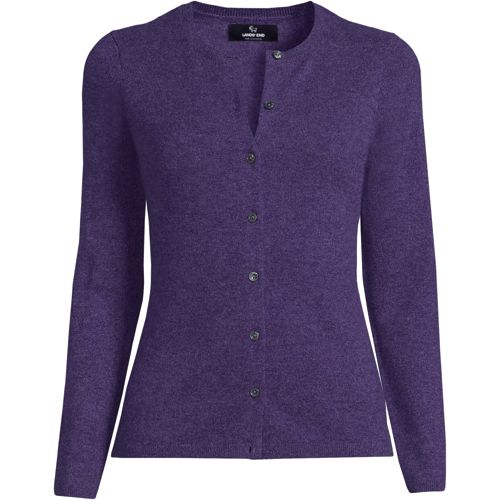 Entyinea Womens Casual Sweaters Drop Shoulder Midweight Print Sweater  Purple XL 