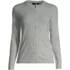 Women's Petite Cashmere Cardigan Sweater, Front