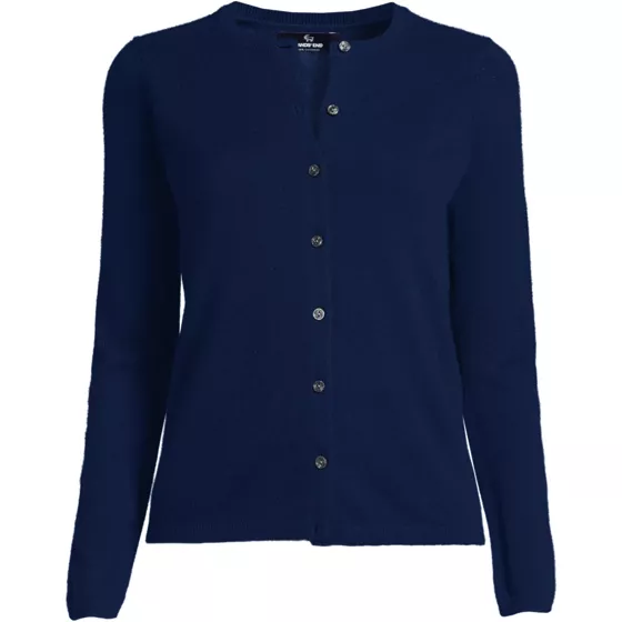 Women's Plus Size Cashmere Cardigan Sweater - primary