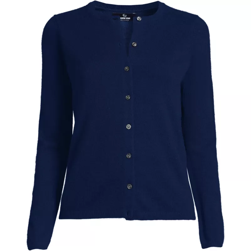 Women's Plus Size Cashmere Cardigan Sweater, Front