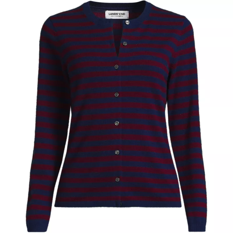 Women's Plus Size Cashmere Cardigan Sweater, Front