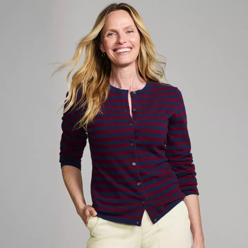 Women's Cashmere Cardigan Sweater, alternative image