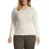 Women's Plus Size Cashmere Cardigan Sweater, Front