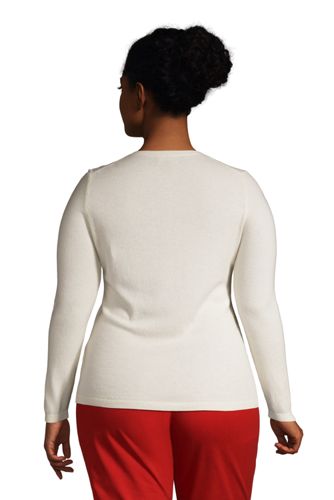 lands end plus size cashmere sweaters