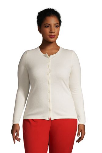 lands end plus size cardigans