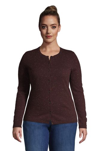 plus size cashmere cardigan