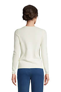 Women's Cashmere Crewneck Sweater, Back