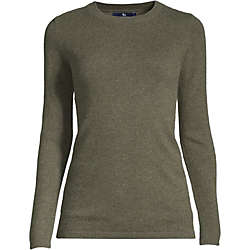 Women's Plus Size Cashmere Crewneck Sweater, Front