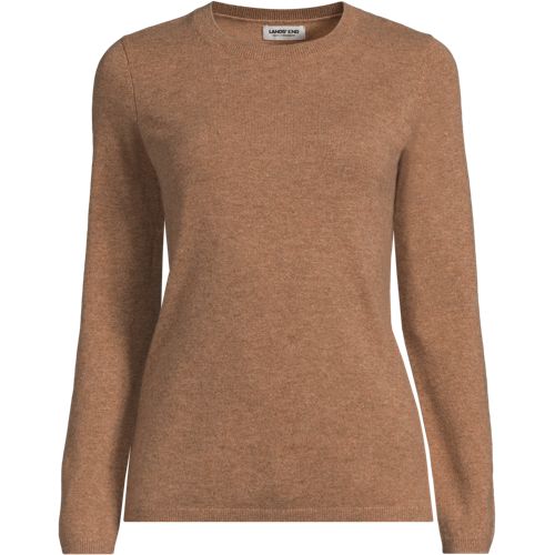Crew Neck Cashmere Jumper, Women, size: 3XL, plus, Misc, Cashmere, by Lands' End