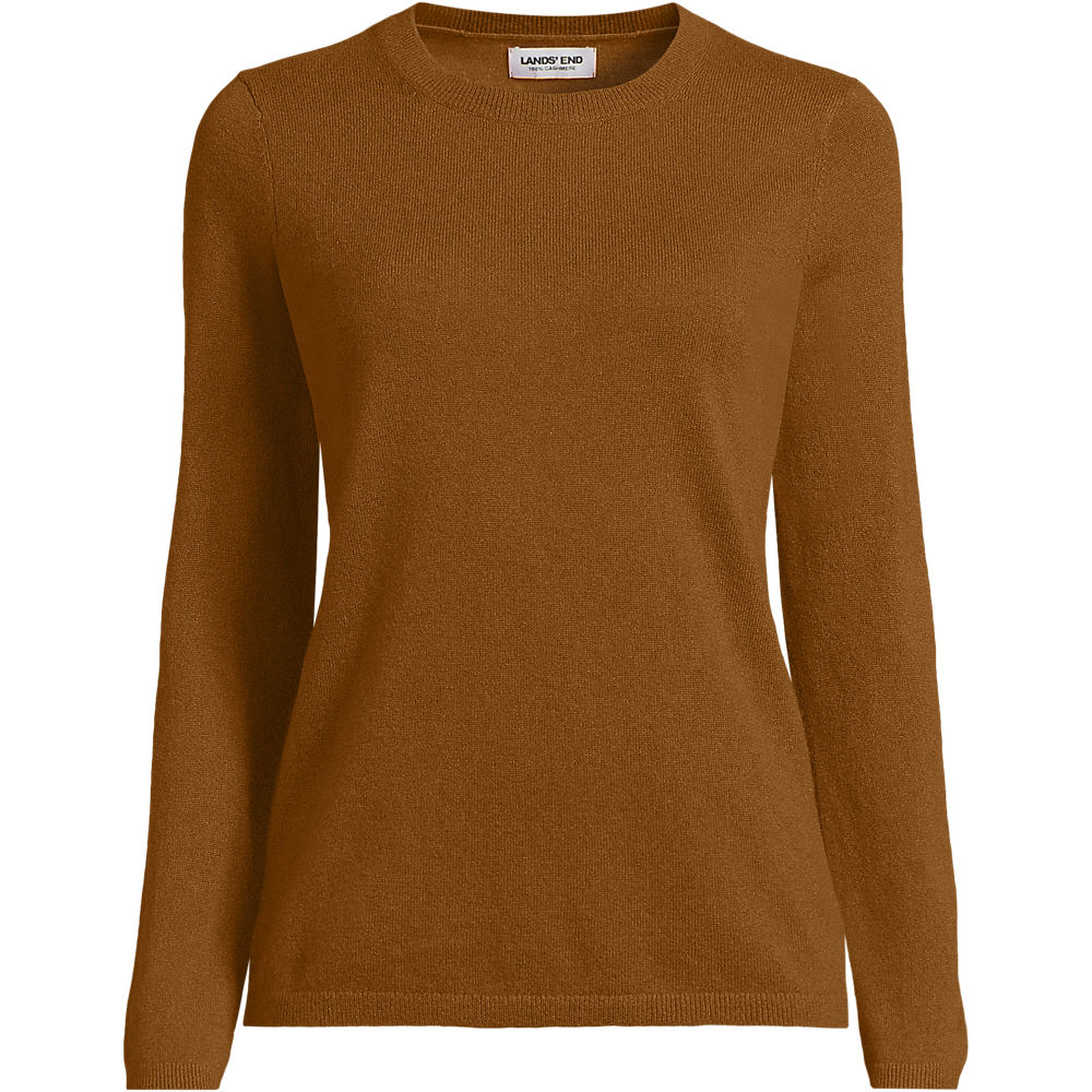 Crew Neck Cashmere Jumper, Women, size: M, regular, Misc, Cashmere, by Lands' End