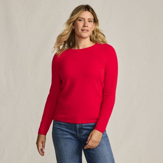 Andersen-Andersen」 長袖ニット XX-SMALL レッド レディース ANDERSEN 
