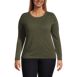 Women's Plus Size Cashmere Crewneck Sweater, Front