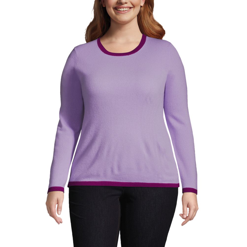 Cashmere sweater womens plus size best sale