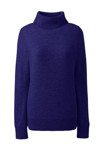 Women's Cashmere Turtleneck Sweater from Lands' End