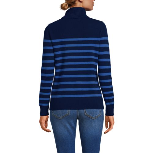 Navy/Cobalt Placed Stripe