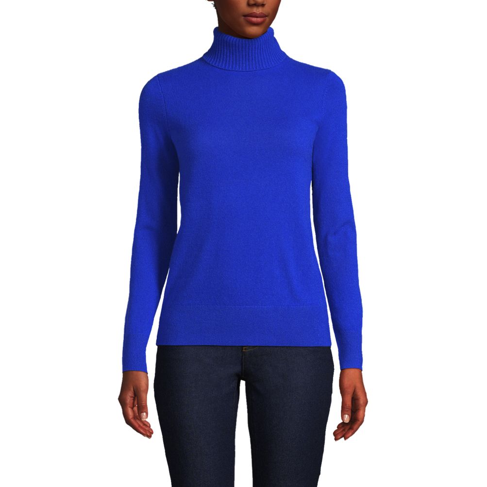 Womens Cashmere Turtle Neck Sweater