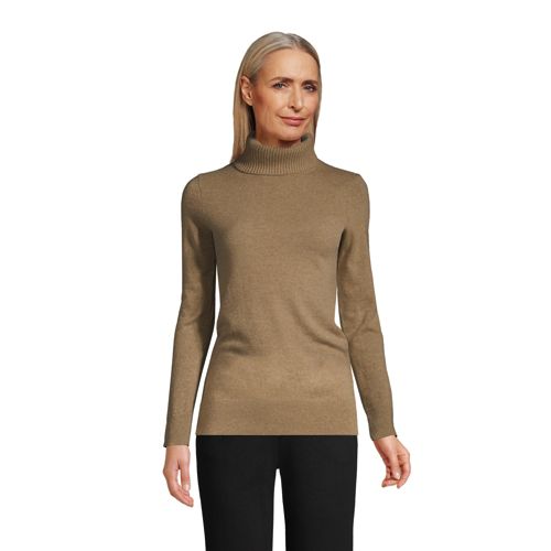 Pull Col Roulé en Cachemire, Femme Stature Standard