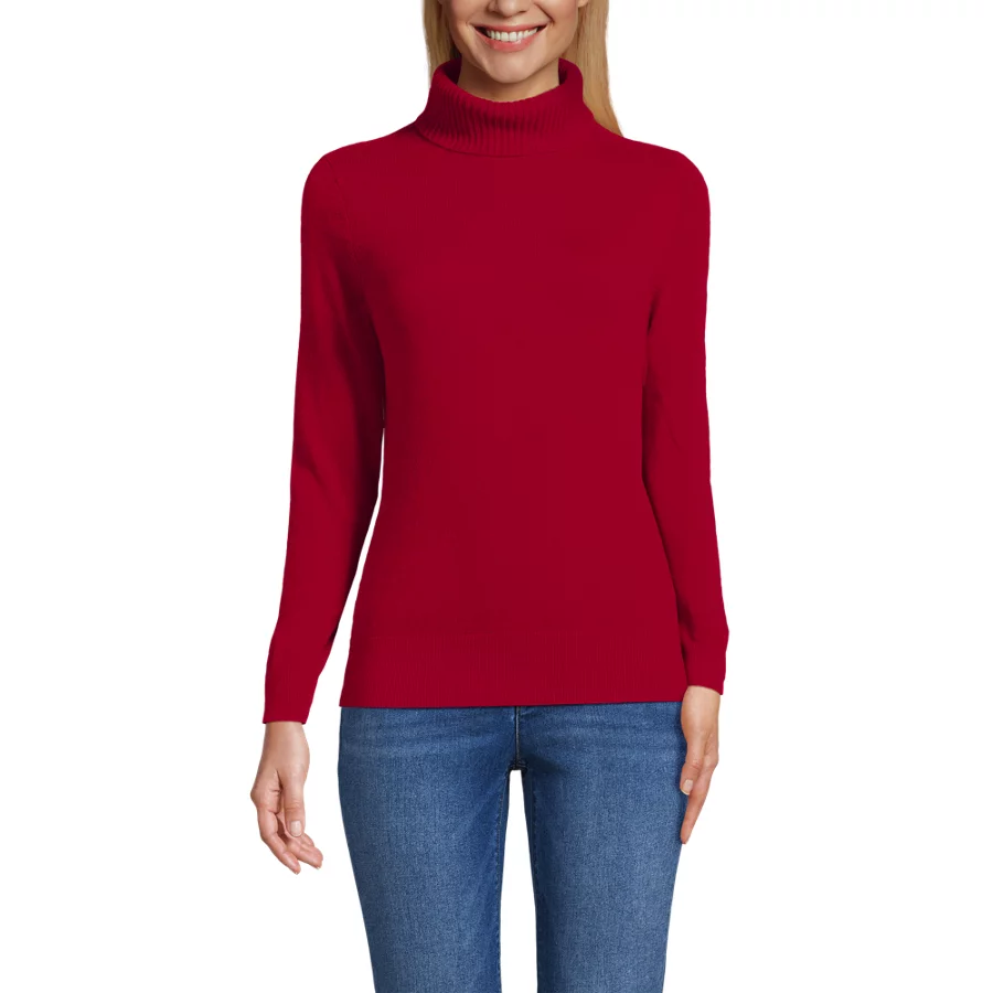 Women's Cashmere Turtleneck Sweater view 1