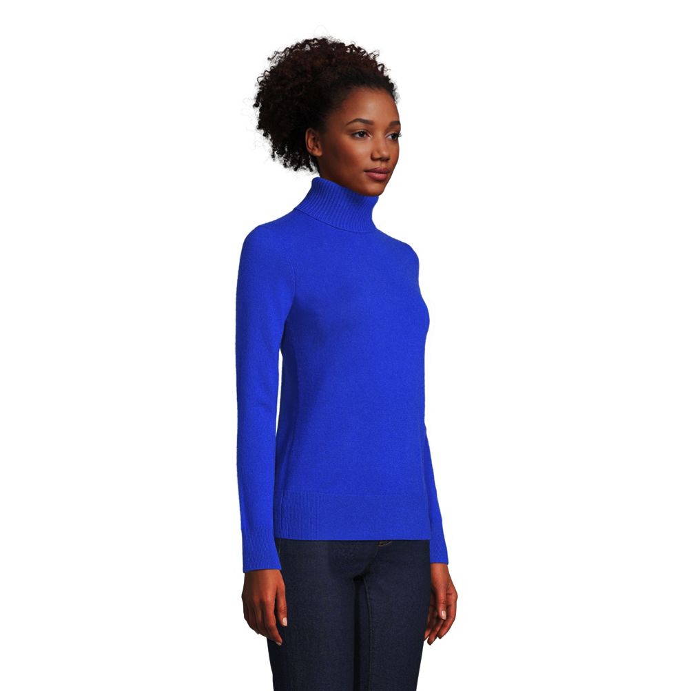 Womens Cashmere Turtle Neck Sweater