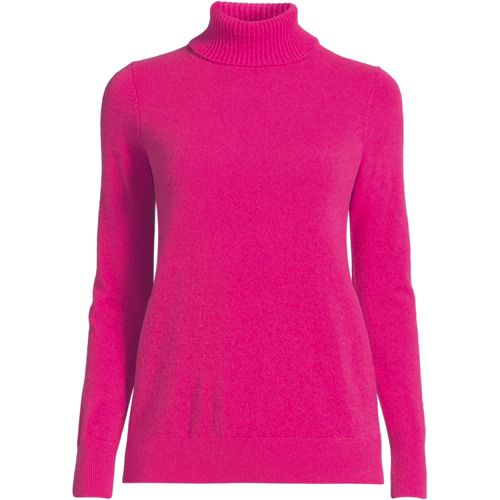 Pull Col Roulé en Cachemire, Femme Stature Standard