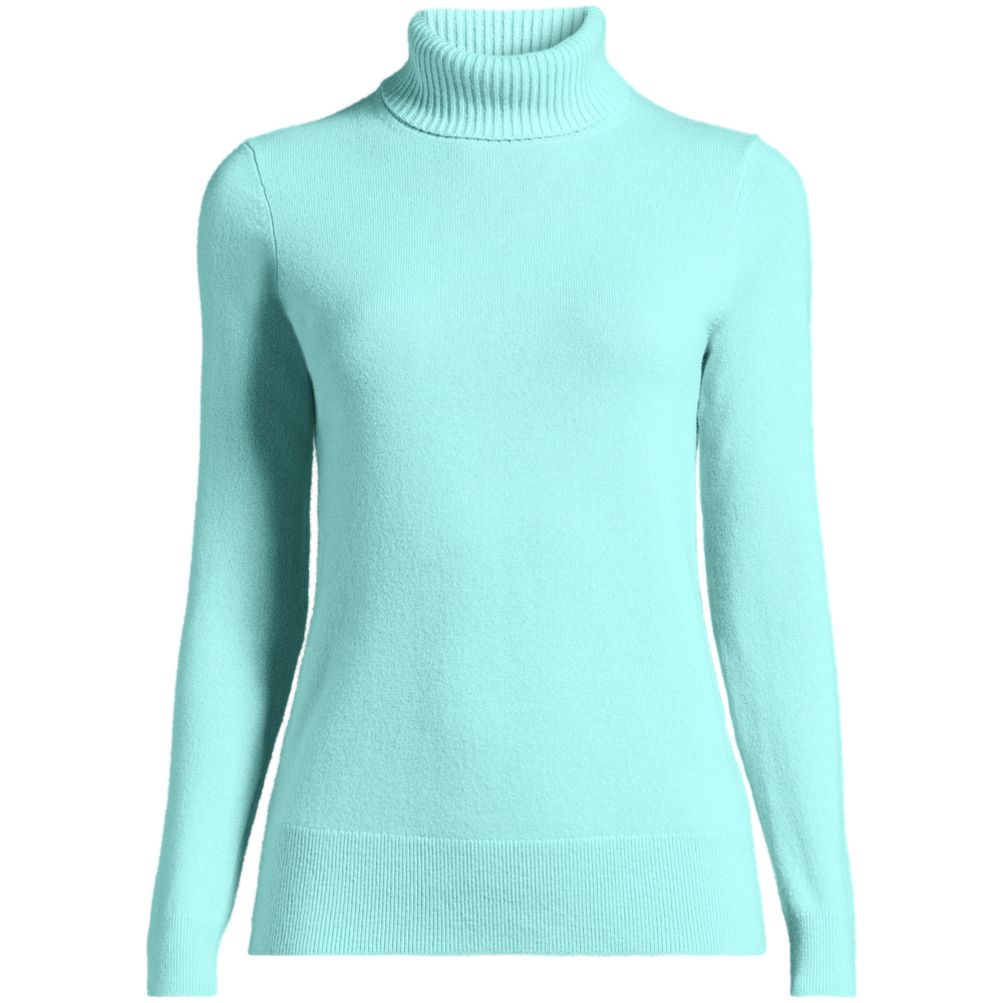 Womens Clothing Lands End Lightweight Fitted Turtleneck Women's