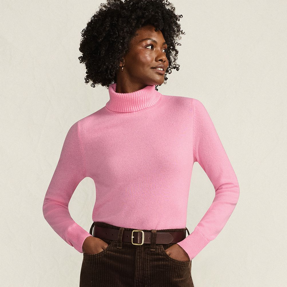 Women's Cashmere Turtleneck Sweater | Lands' End
