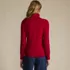 Women's Cashmere Turtleneck Sweater, Back