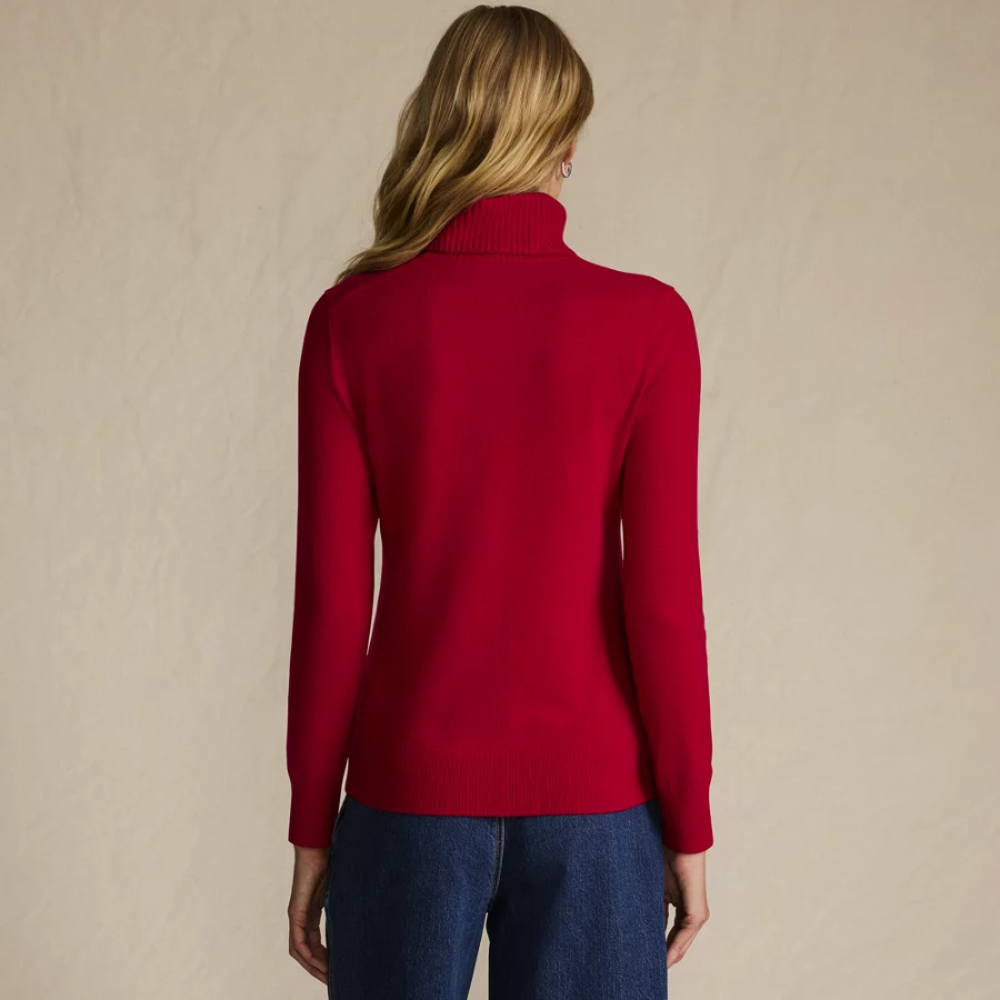 Women's Cashmere Turtleneck Sweater view 7