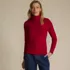 Women's Cashmere Turtleneck Sweater, Front