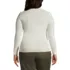 Women's Plus Size Cashmere Turtleneck Sweater, Back