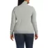 Women's Plus Size Cashmere Turtleneck Sweater, Back