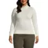 Women's Plus Size Cashmere Turtleneck Sweater, Front