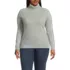 Women's Plus Size Cashmere Turtleneck Sweater, Front