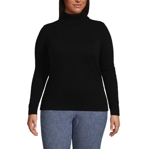 Draper James x Lands' End Women's Plus Size Serious Sweats Snap Neck  Pullover