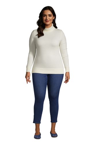 lands end plus size cashmere sweaters