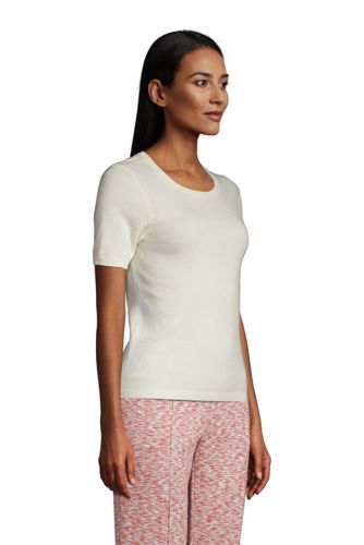 short sleeve cashmere cardigan