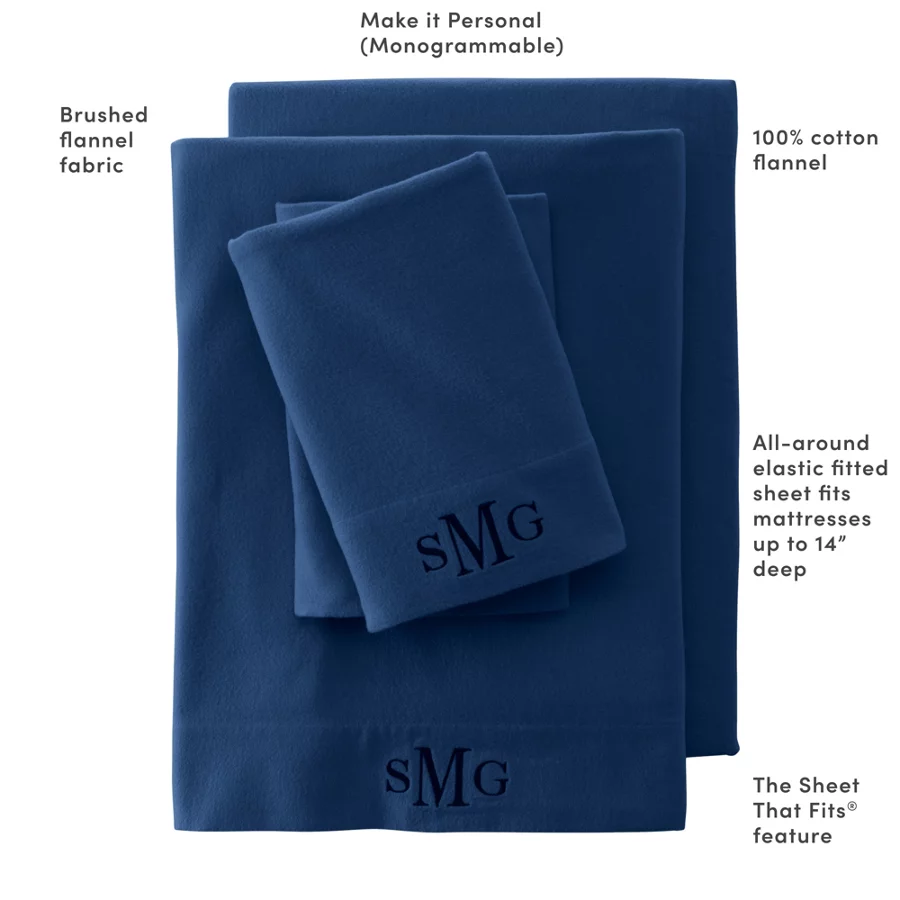 Comfy Super Soft Cotton Flannel Bed Sheets   5oz view 5