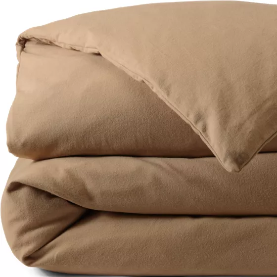 Comfy Super Soft Cotton Flannel Duvet Bed Cover and Sham - 5oz - primary