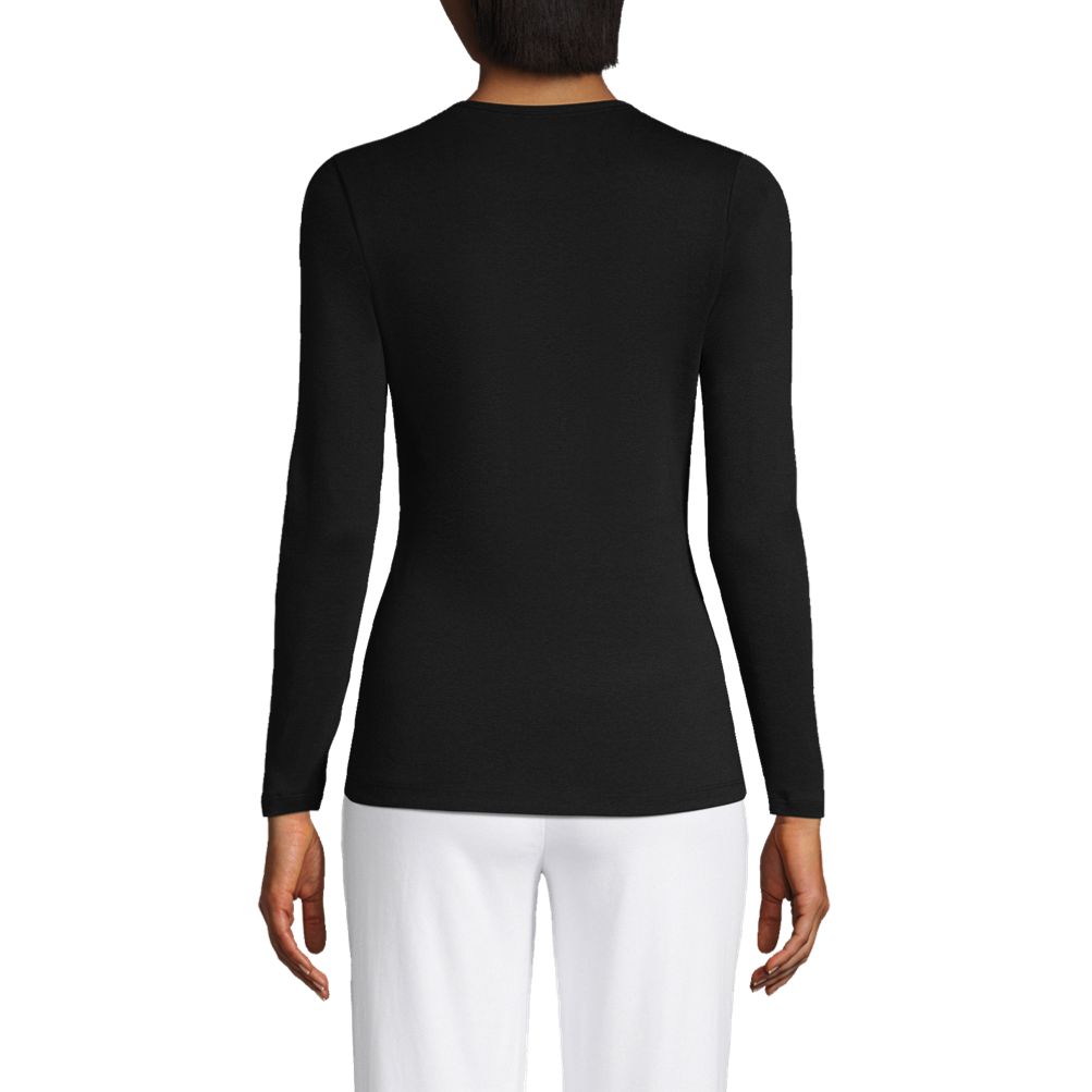 Women's Cotton Rib T-shirt | Lands' End
