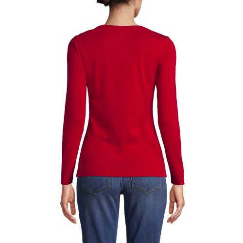 Womens Winter Plain Rib Round Neck Full Sleeve T Shirt at Rs 220/piece in  Tiruppur