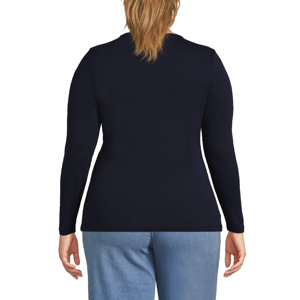 Women's Plus Size Cotton Rib T-shirt | Lands' End