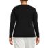 Women's Plus Size Cotton Rib T-shirt, Back