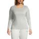 Women's Plus Size Cotton Rib T-shirt, Front