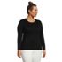 Women's Plus Size Cotton Rib T-shirt, alternative image