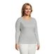 Women's Plus Size Cotton Rib T-shirt, alternative image