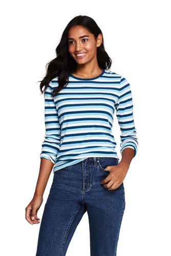 Women's Shaped Cotton Crewneck T-shirt