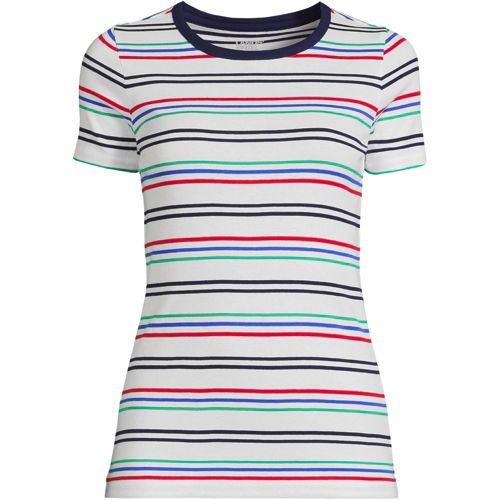 Women's Cotton Rib T-shirt | Lands' End