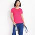 Women's Petite Cotton Rib T-shirt, alternative image