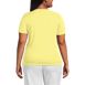 Women's Plus Size Cotton Rib T-shirt, Back